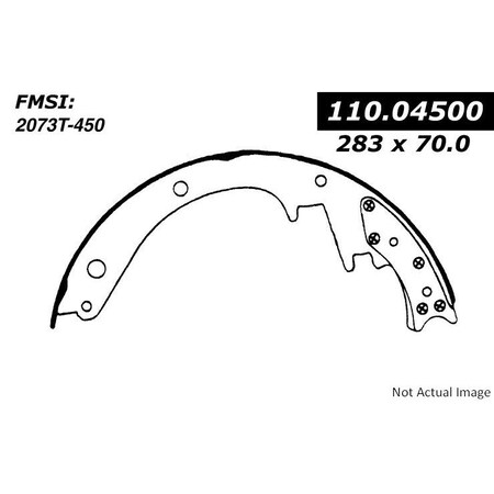 Centric Parts HEAVY DUTY BRAKE SHOES 112.045